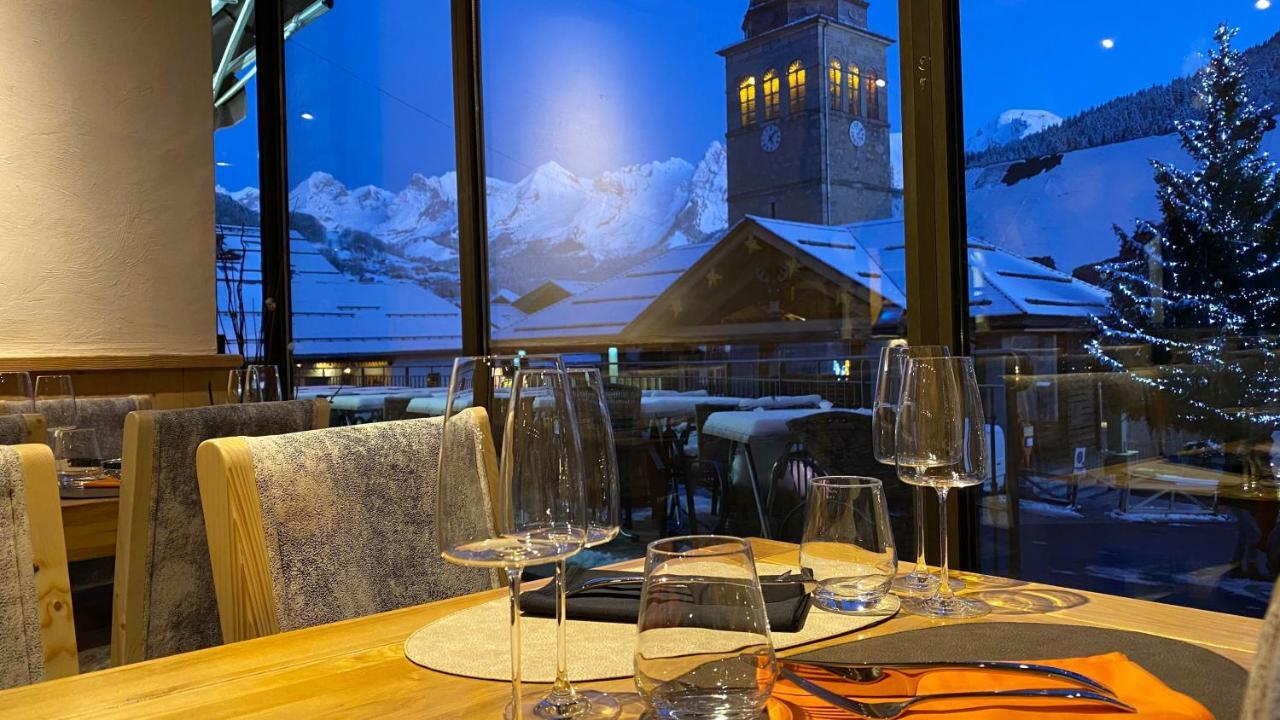 Hotel La Pointe Percee Le Grand-Bornand Bagian luar foto