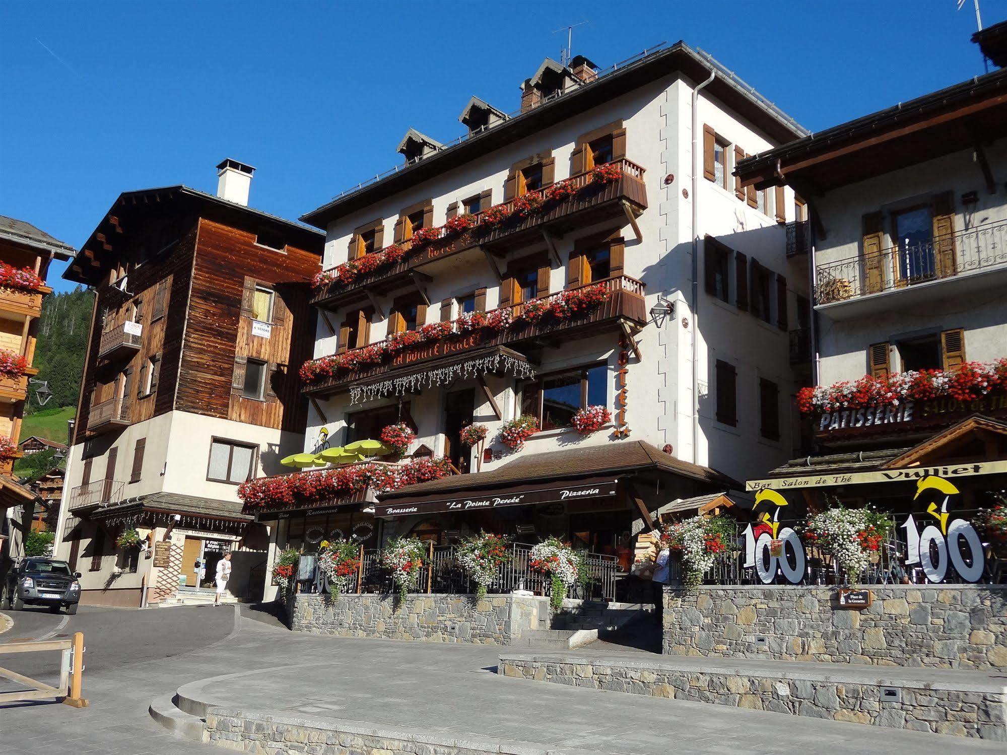 Hotel La Pointe Percee Le Grand-Bornand Bagian luar foto